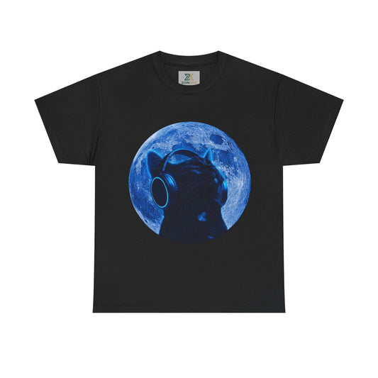 Blue Moon Cat Unisex T-shirt