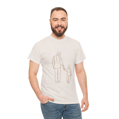 Father and Son— Minimal Dad & Son Matching Tee