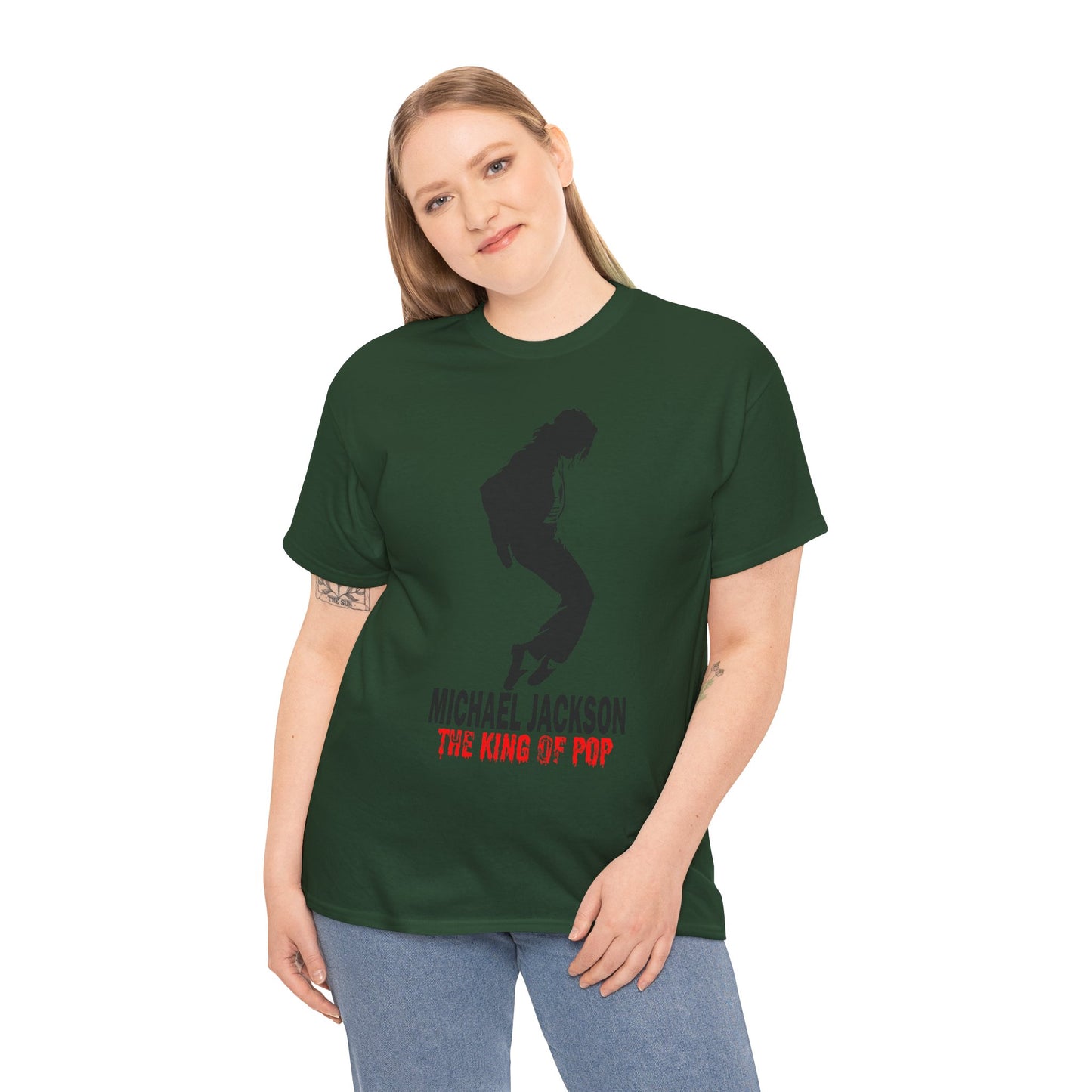 Silhouette Pop Legend Tee — "Michael Jackson The King of Pop" Graphic T-Shirt