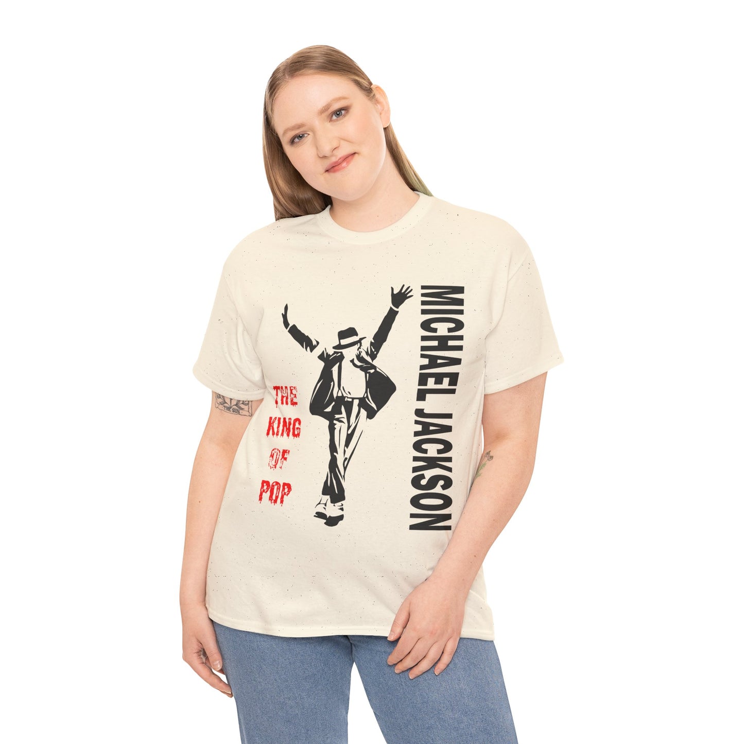 Pop King Dance Silhouette Tee — 'Michael Jackson' Graphic T-Shirt