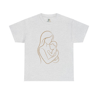 Mother and Baby — Minimalist  Mom T-Shirt