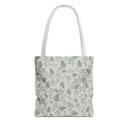 Botanical Fern Tote Bag — Lightweight All-Over Print Grocery & Market Tote