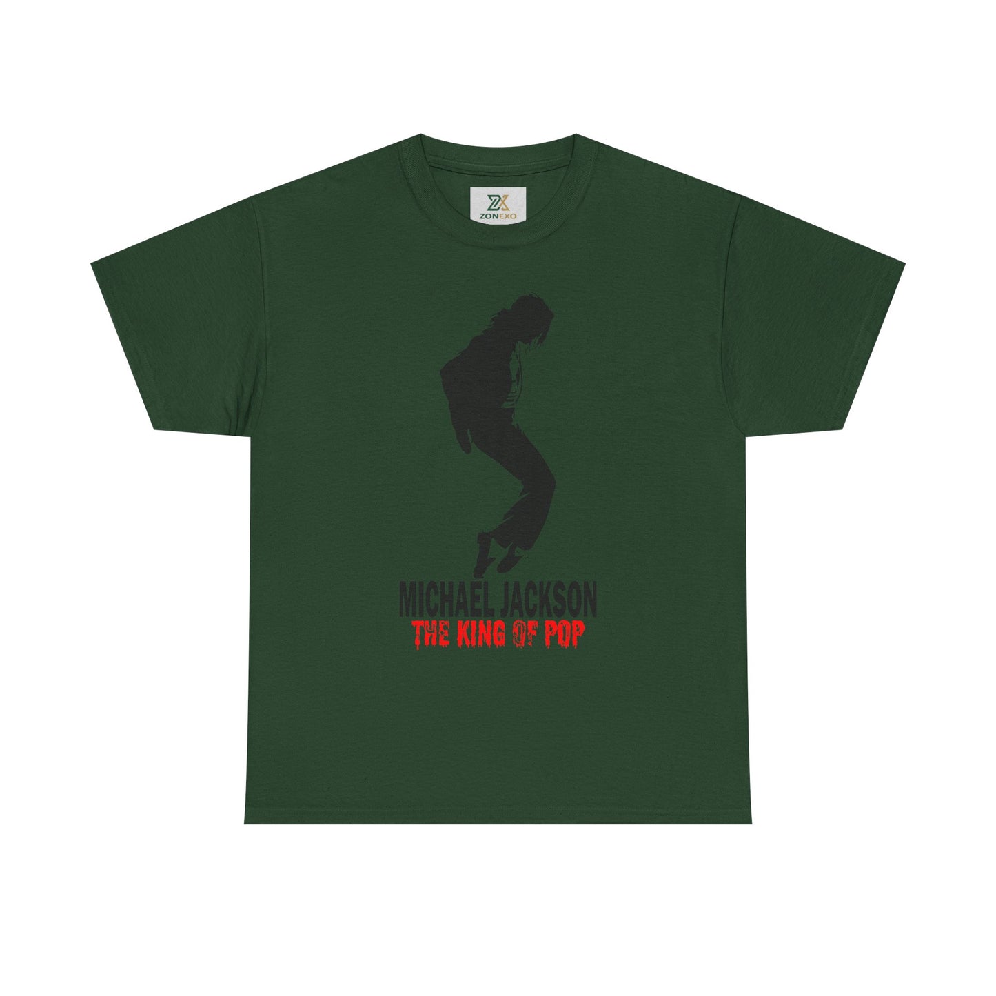 Silhouette Pop Legend Tee — "Michael Jackson The King of Pop" Graphic T-Shirt
