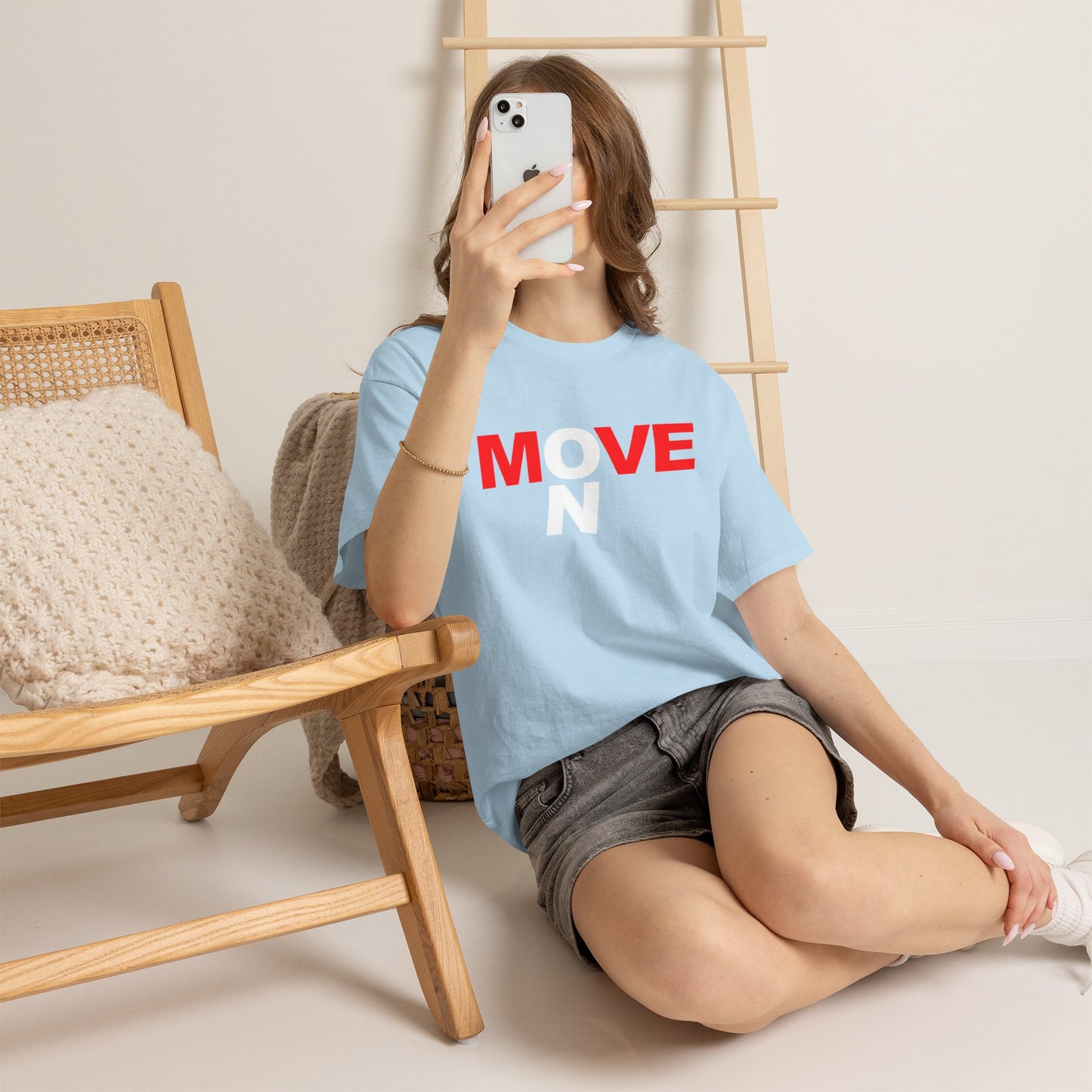 MOVE ON T-Shirt — Motivational Graphic Tee