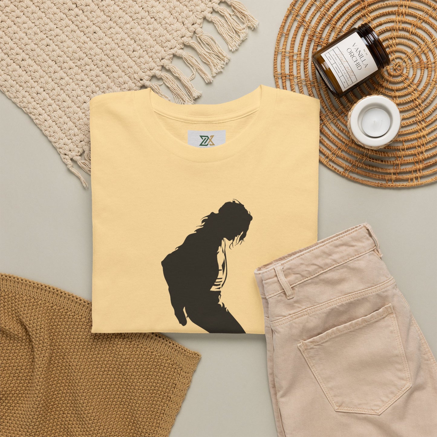Silhouette Pop Legend Tee — "Michael Jackson The King of Pop" Graphic T-Shirt