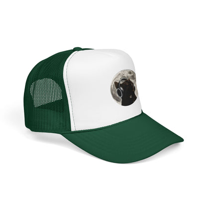 Trucker Hat — Black Dog Moon Graphic Cap
