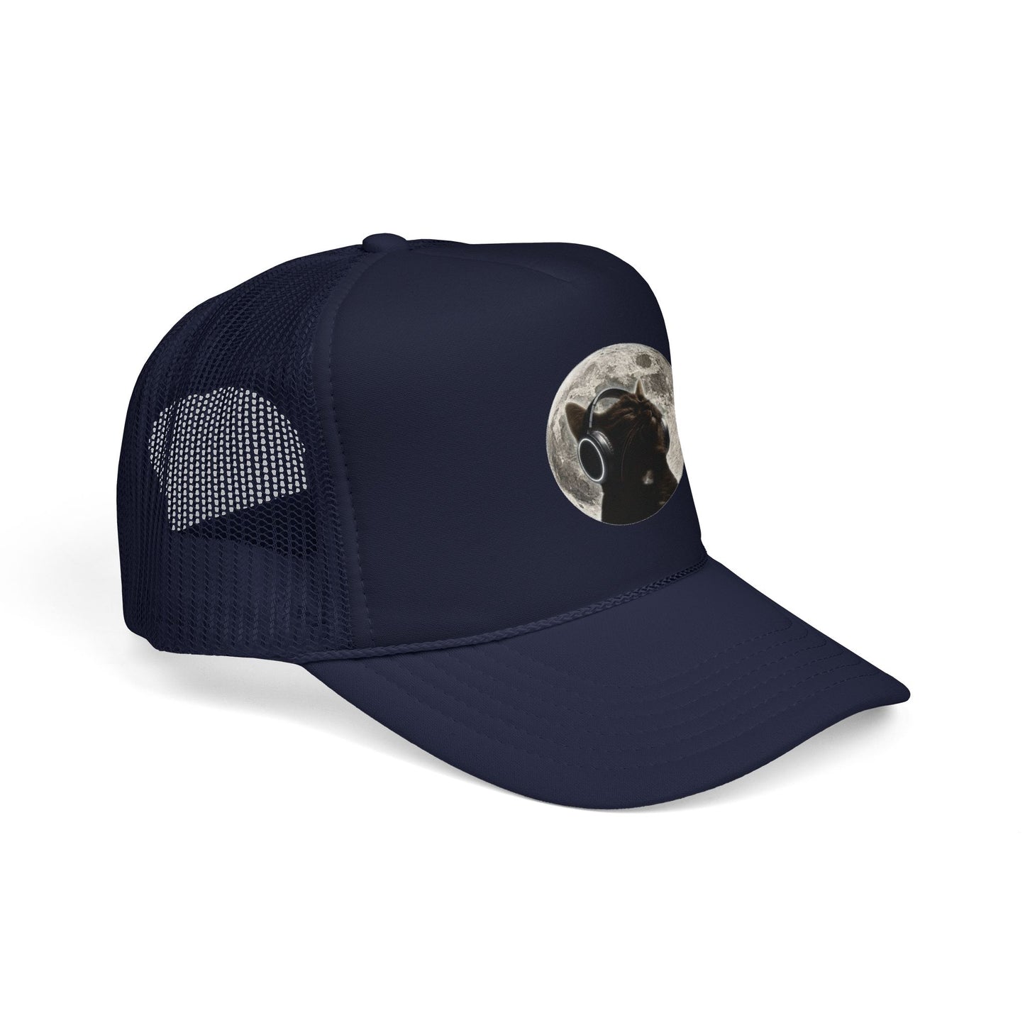Trucker Hat — Black Dog Moon Graphic Cap