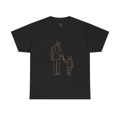 Father and Son— Minimal Dad & Son Matching Tee