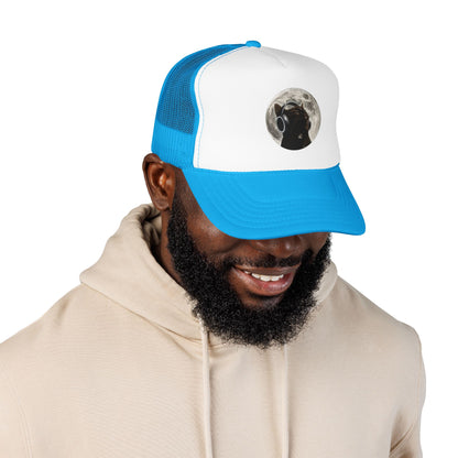 Trucker Hat — Black Dog Moon Graphic Cap