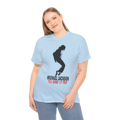 Silhouette Pop Legend Tee — "Michael Jackson The King of Pop" Graphic T-Shirt