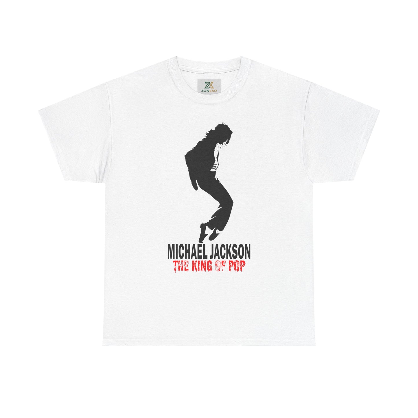 Silhouette Pop Legend Tee — "Michael Jackson The King of Pop" Graphic T-Shirt