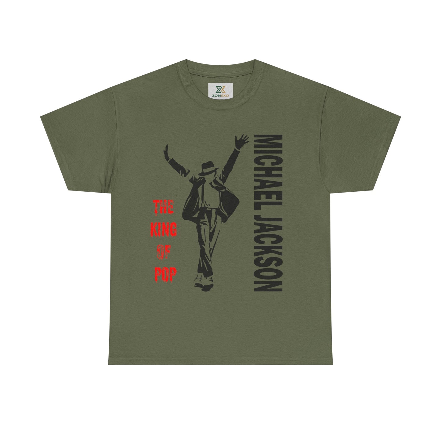 Pop King Dance Silhouette Tee — 'Michael Jackson' Graphic T-Shirt