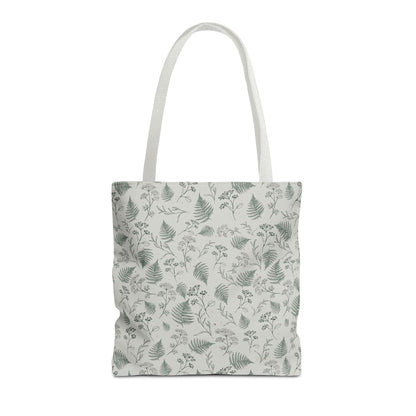 Botanical Fern Tote Bag — Lightweight All-Over Print Grocery & Market Tote