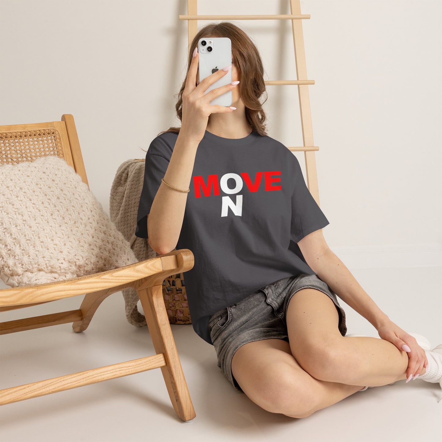 MOVE ON T-Shirt — Motivational Graphic Tee