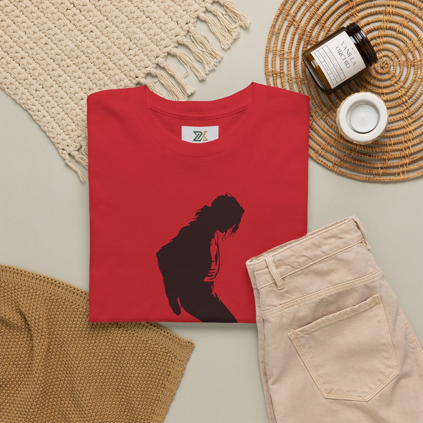 Silhouette Pop Legend Tee — "Michael Jackson The King of Pop" Graphic T-Shirt