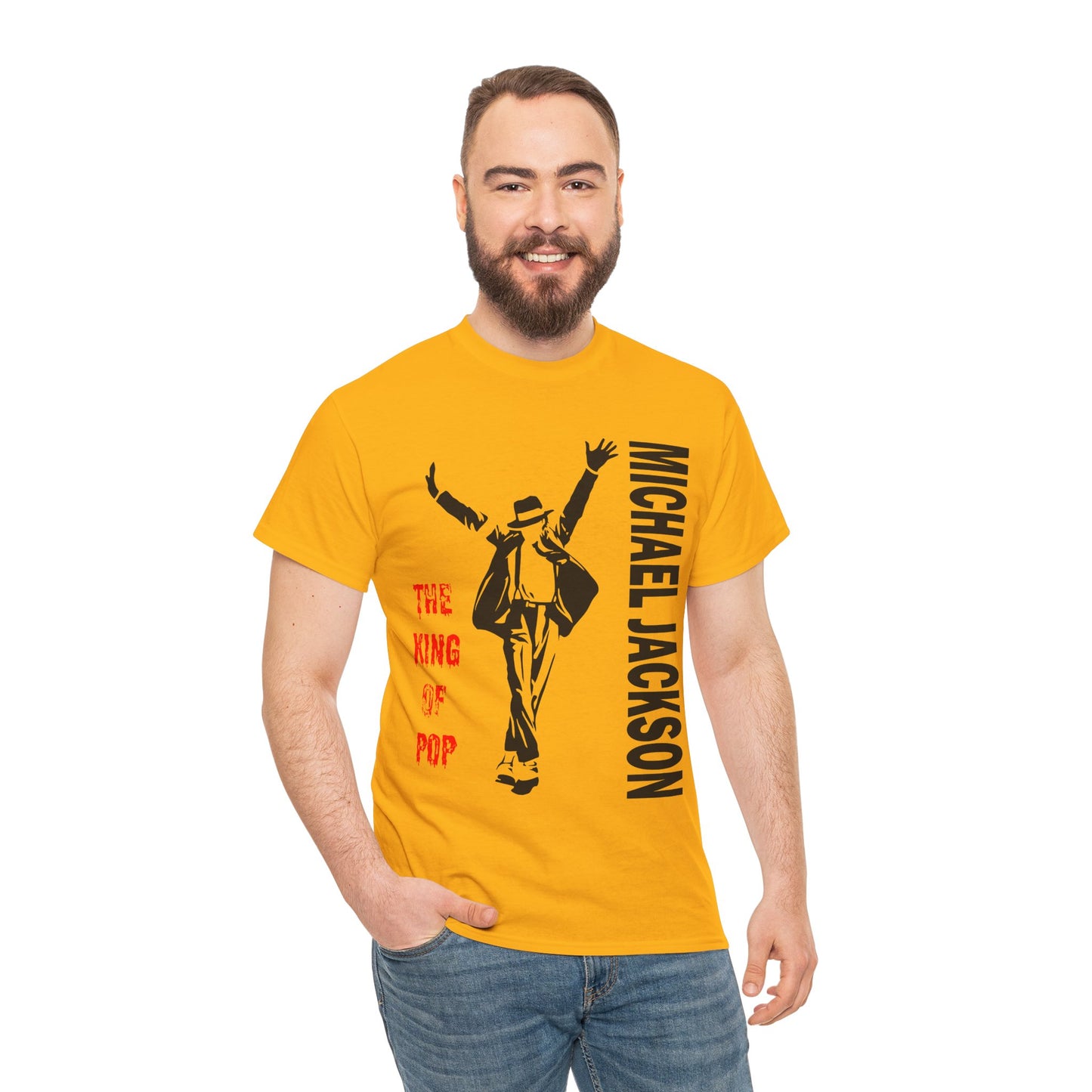 Pop King Dance Silhouette Tee — 'Michael Jackson' Graphic T-Shirt