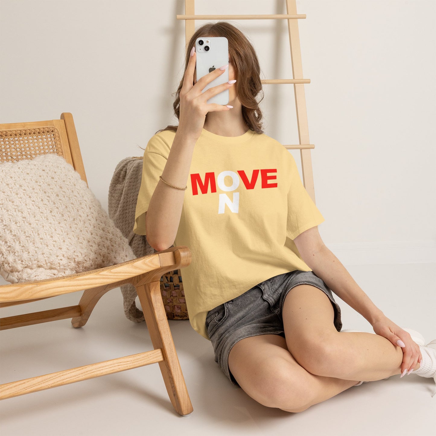 MOVE ON T-Shirt — Motivational Graphic Tee