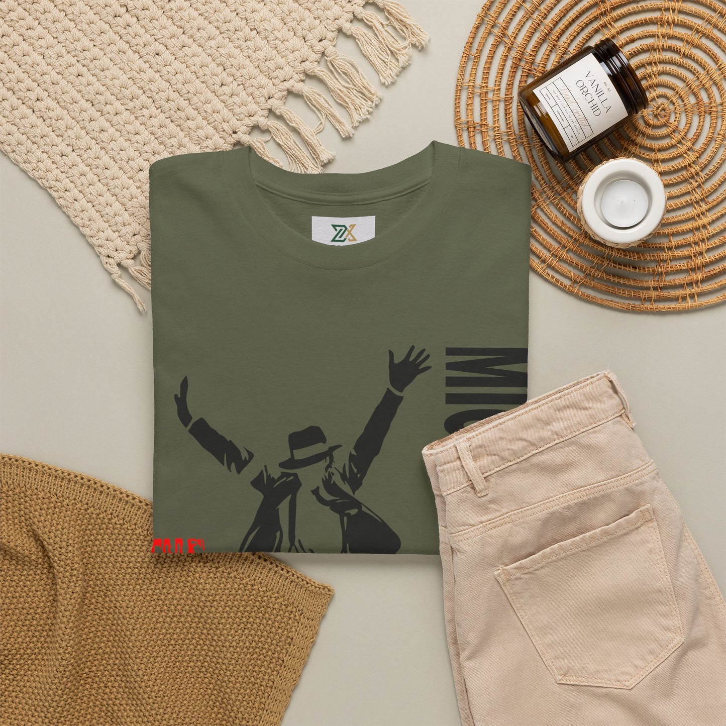 Pop King Dance Silhouette Tee — 'Michael Jackson' Graphic T-Shirt