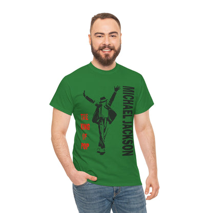 Pop King Dance Silhouette Tee — 'Michael Jackson' Graphic T-Shirt