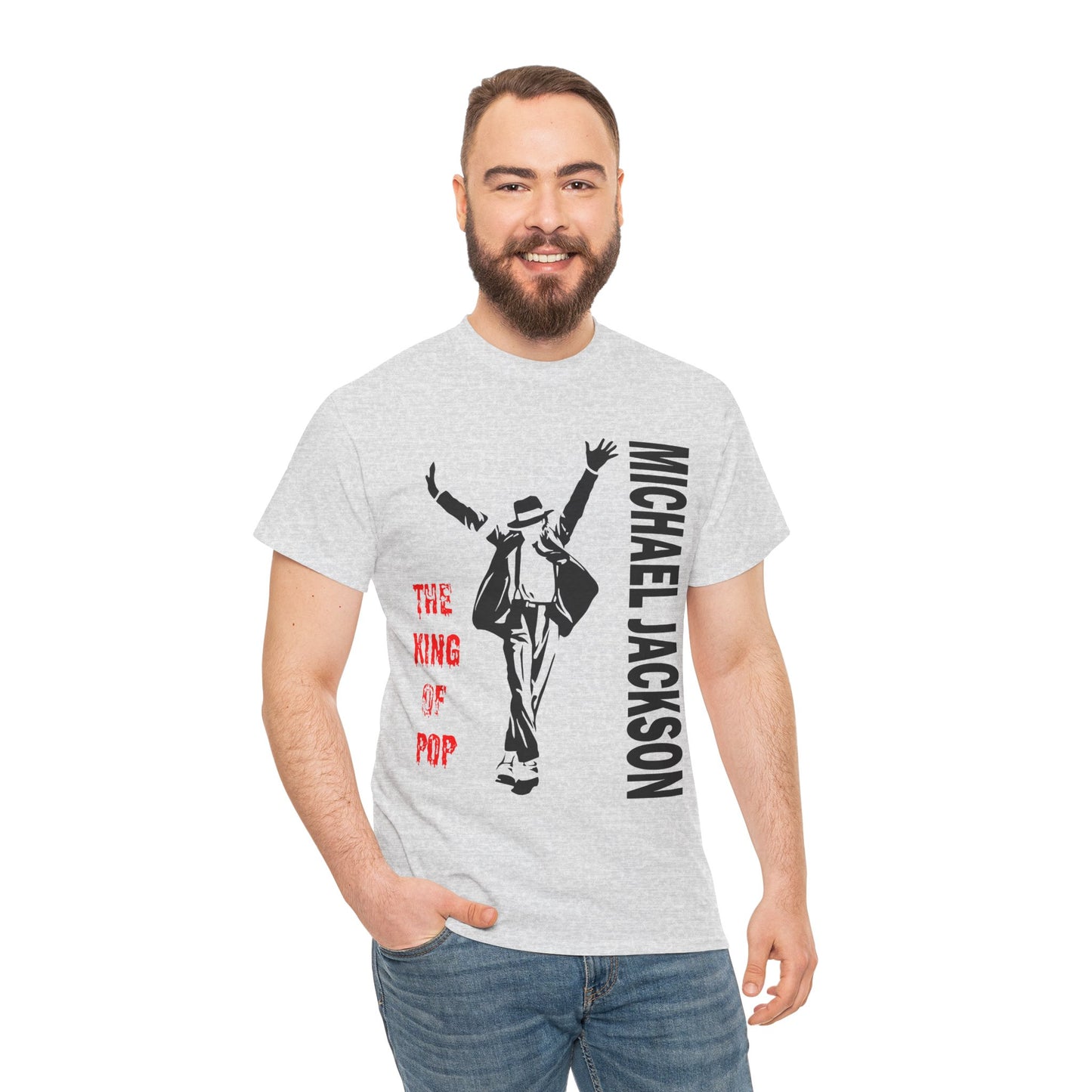 Pop King Dance Silhouette Tee — 'Michael Jackson' Graphic T-Shirt