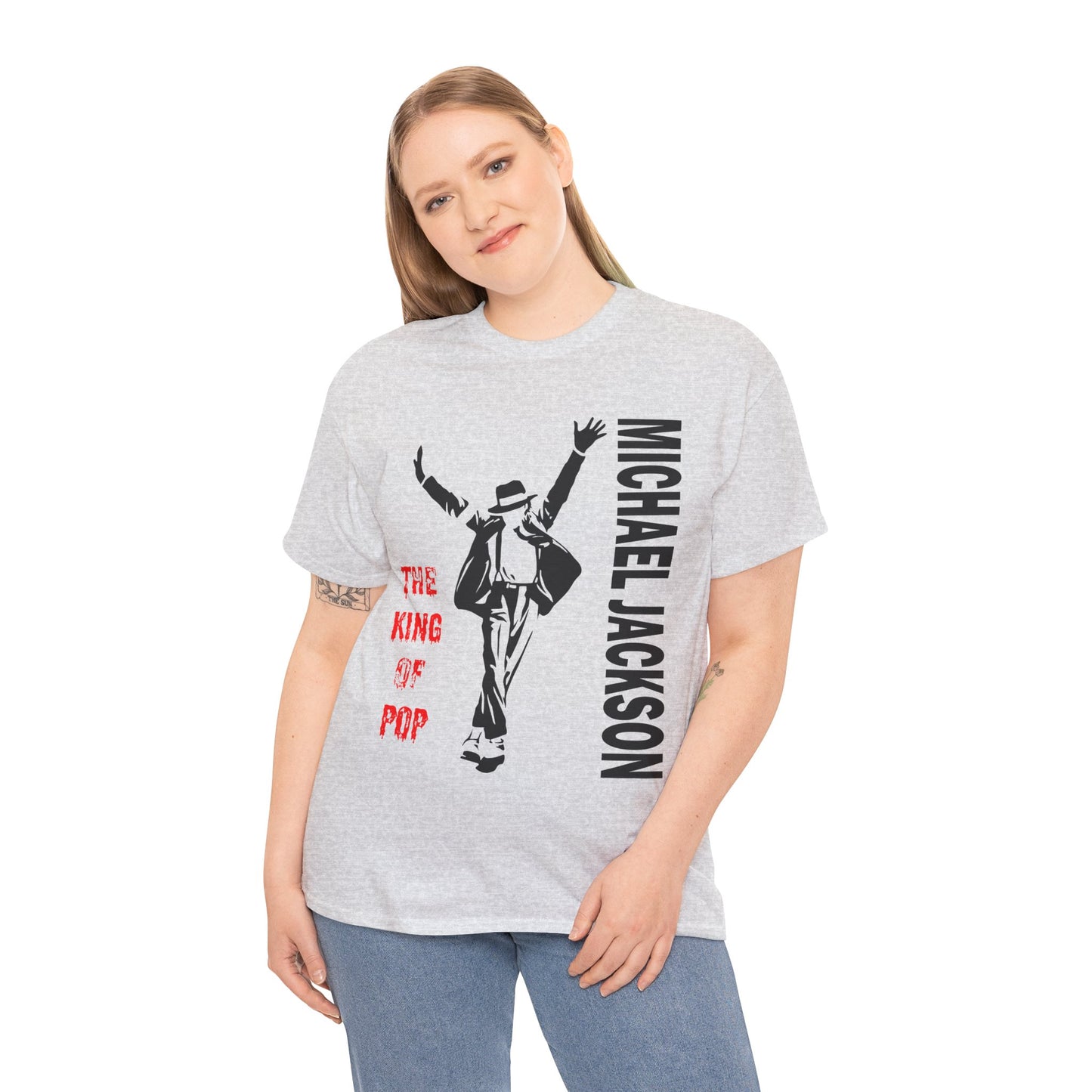 Pop King Dance Silhouette Tee — 'Michael Jackson' Graphic T-Shirt
