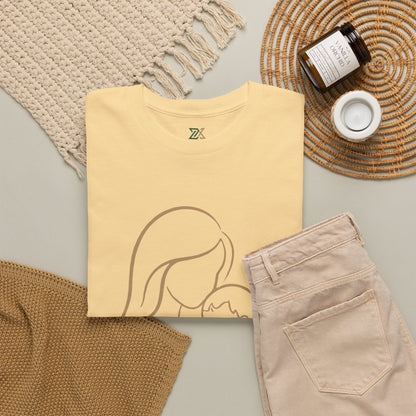 Mother and Baby — Minimalist  Mom T-Shirt
