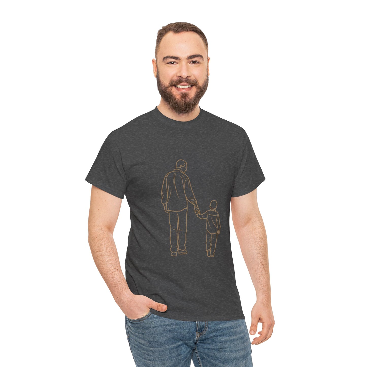 Father and Son— Minimal Dad & Son Matching Tee