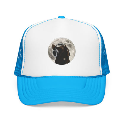 Trucker Hat — Black Dog Moon Graphic Cap