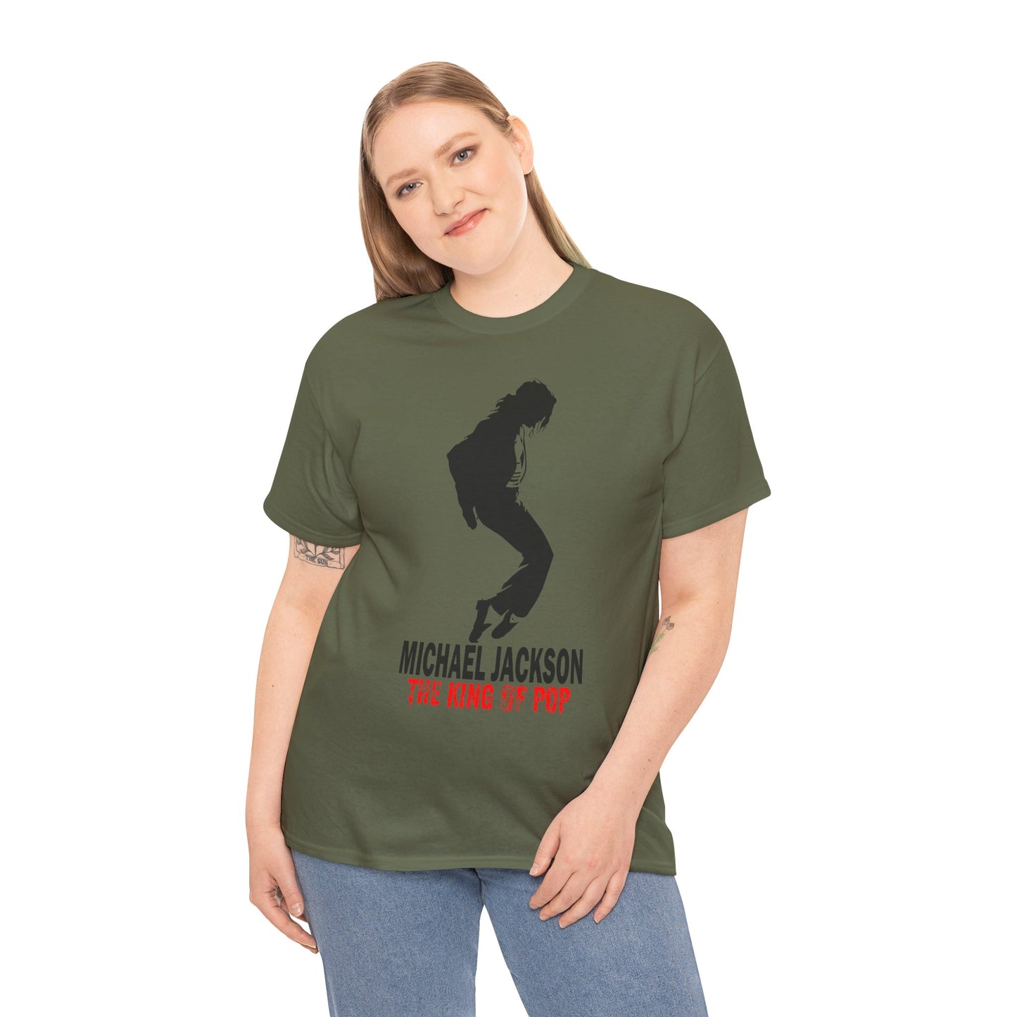Silhouette Pop Legend Tee — "Michael Jackson The King of Pop" Graphic T-Shirt