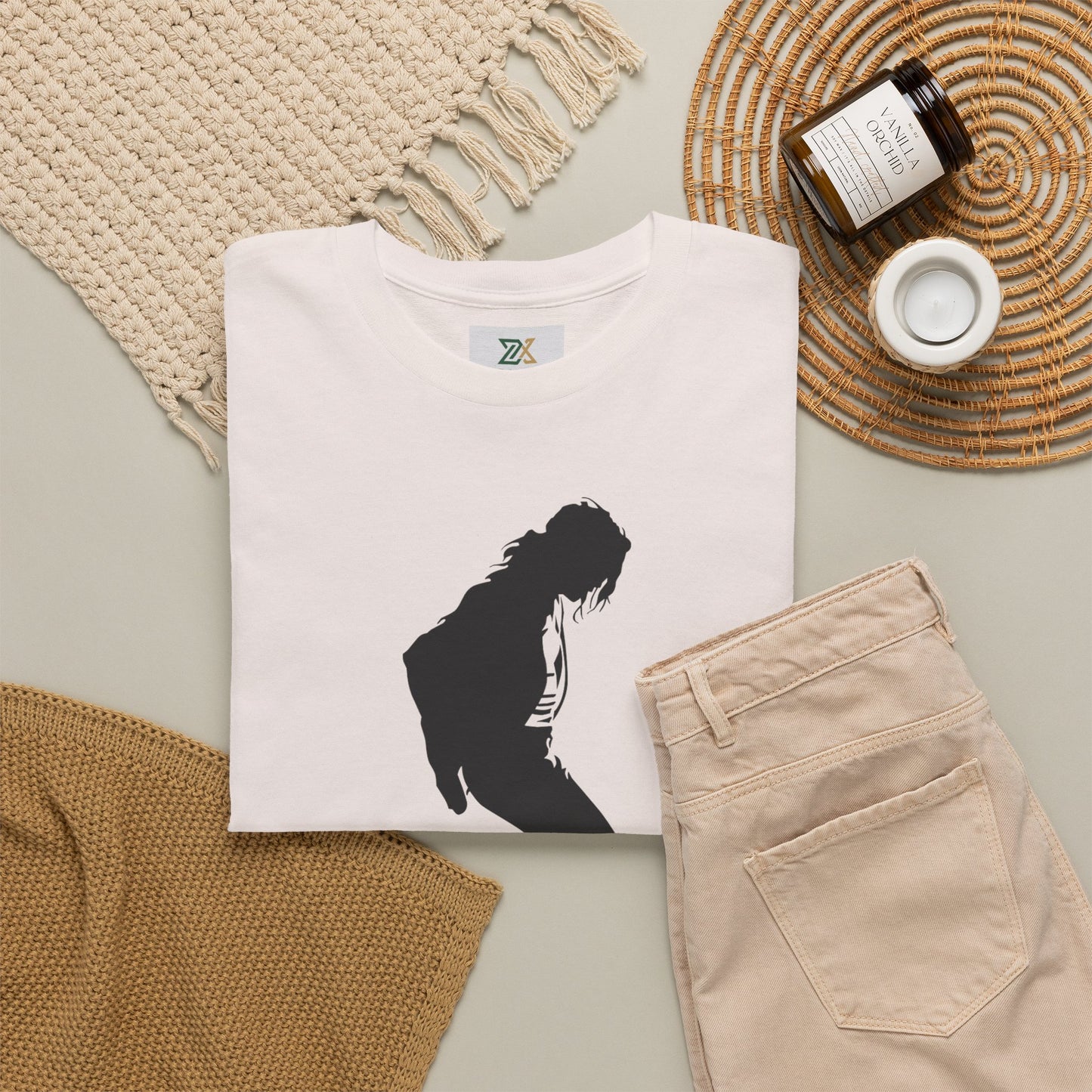 Silhouette Pop Legend Tee — "Michael Jackson The King of Pop" Graphic T-Shirt