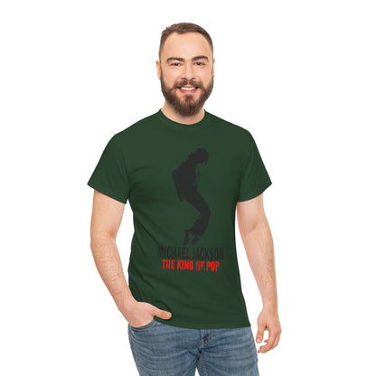 Silhouette Pop Legend Tee — "Michael Jackson The King of Pop" Graphic T-Shirt