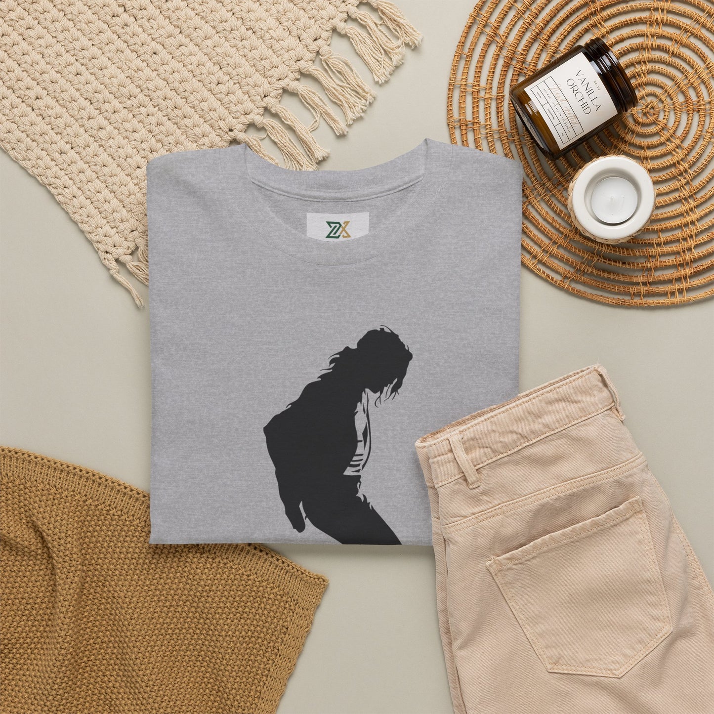 Silhouette Pop Legend Tee — "Michael Jackson The King of Pop" Graphic T-Shirt