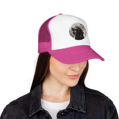 Trucker Hat — Black Dog Moon Graphic Cap