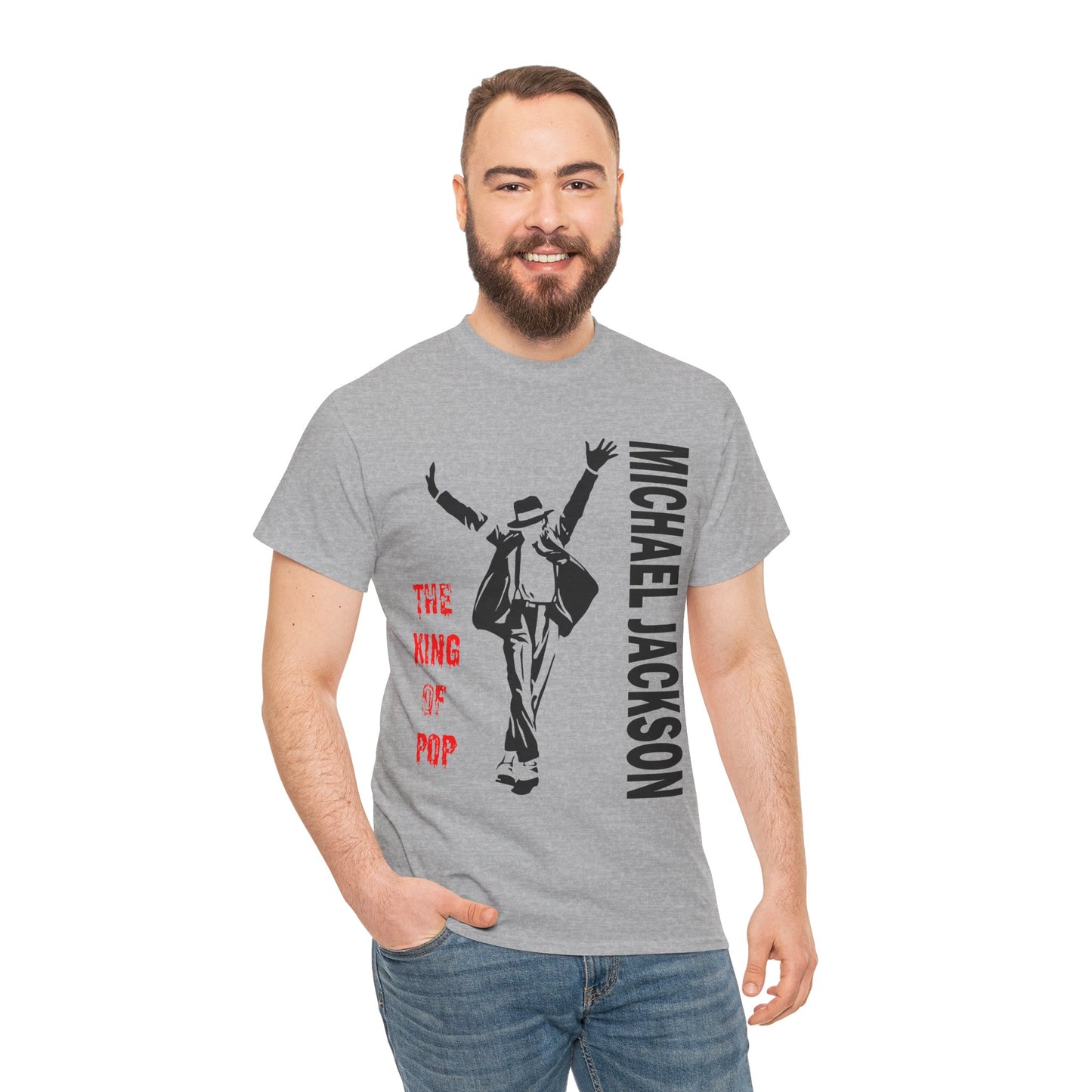 Pop King Dance Silhouette Tee — 'Michael Jackson' Graphic T-Shirt