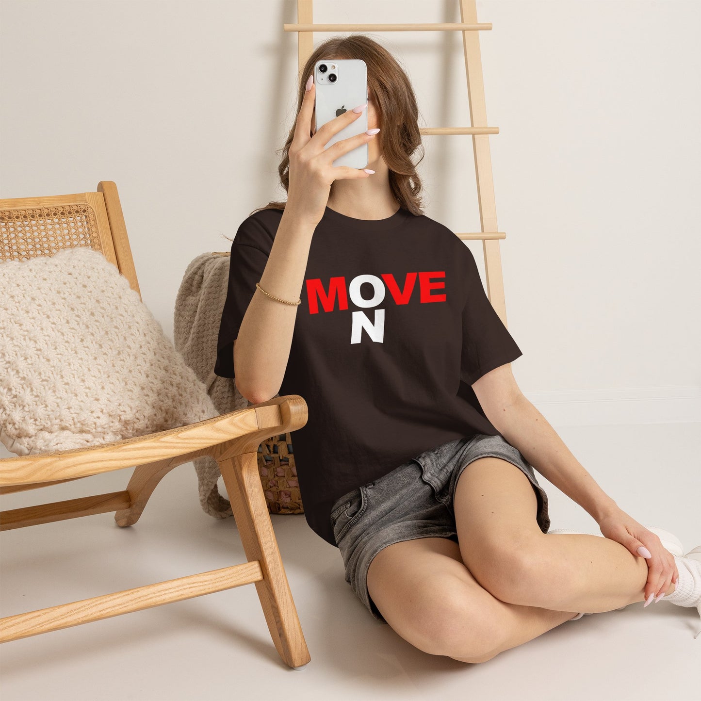 MOVE ON T-Shirt — Motivational Graphic Tee