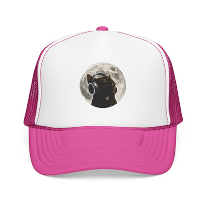 Trucker Hat — Black Dog Moon Graphic Cap