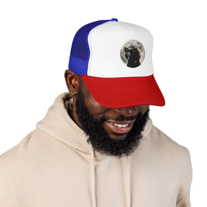 Trucker Hat — Black Dog Moon Graphic Cap