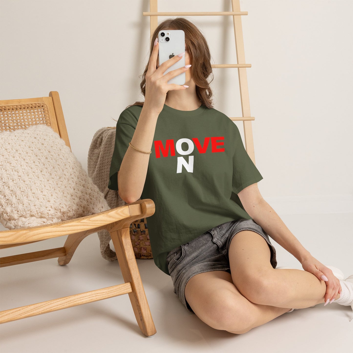 MOVE ON T-Shirt — Motivational Graphic Tee