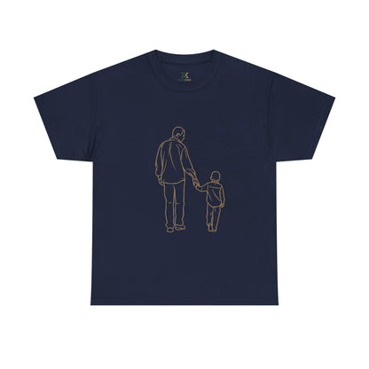Father and Son— Minimal Dad & Son Matching Tee