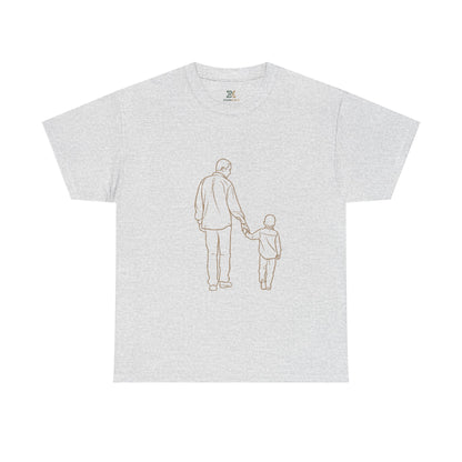 Father and Son— Minimal Dad & Son Matching Tee