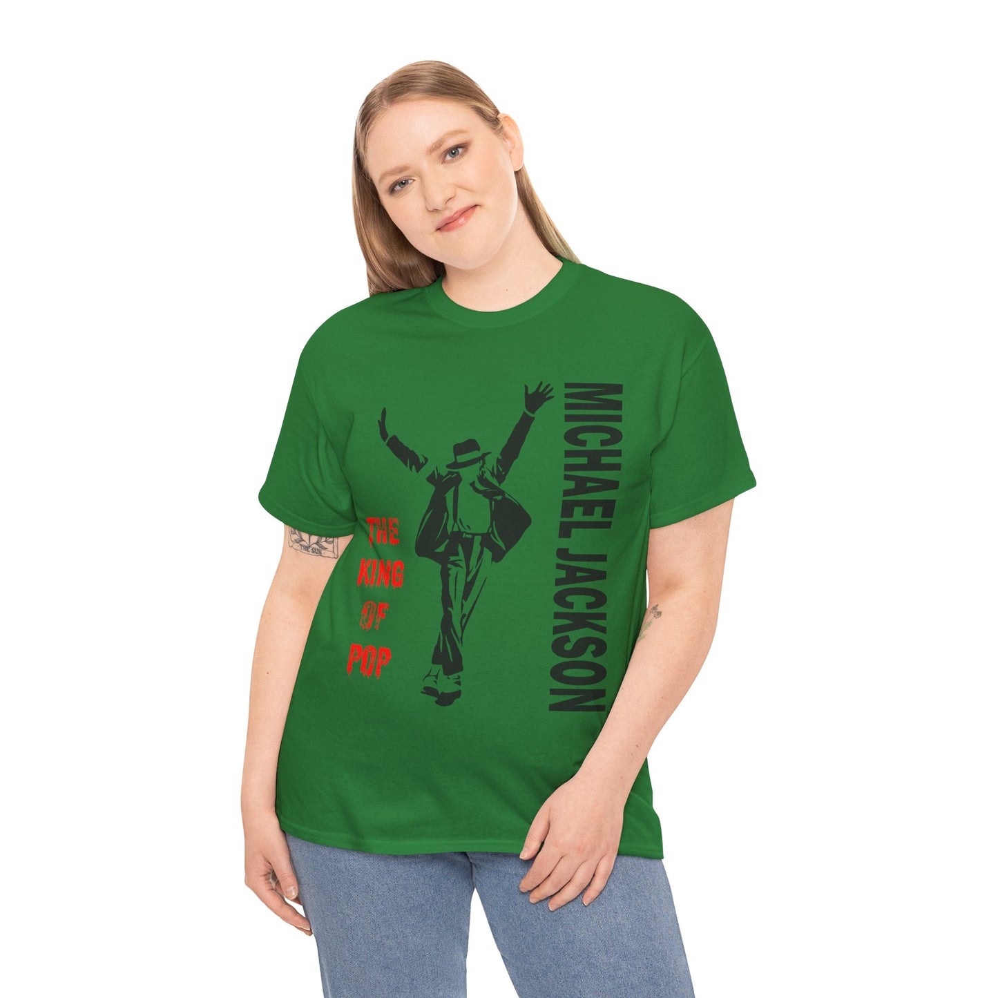 Pop King Dance Silhouette Tee — 'Michael Jackson' Graphic T-Shirt