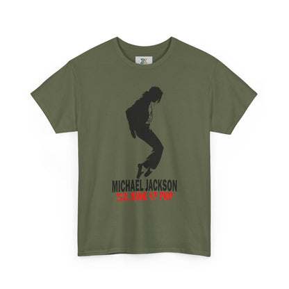 Silhouette Pop Legend Tee — "Michael Jackson The King of Pop" Graphic T-Shirt