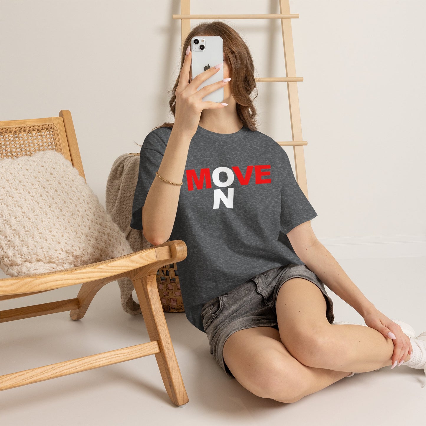 MOVE ON T-Shirt — Motivational Graphic Tee