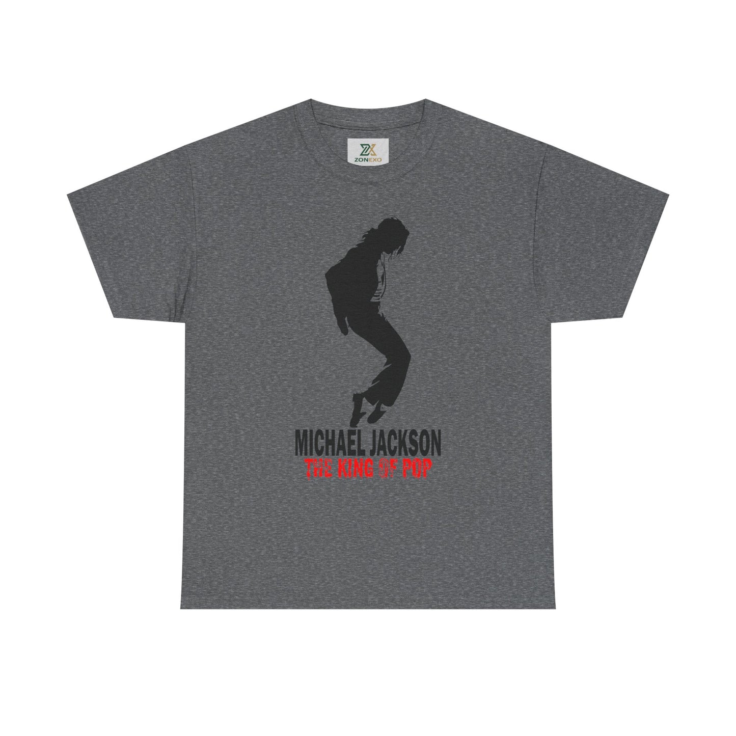 Silhouette Pop Legend Tee — "Michael Jackson The King of Pop" Graphic T-Shirt