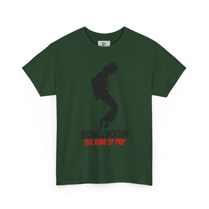 Silhouette Pop Legend Tee — "Michael Jackson The King of Pop" Graphic T-Shirt