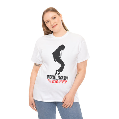 Silhouette Pop Legend Tee — "Michael Jackson The King of Pop" Graphic T-Shirt