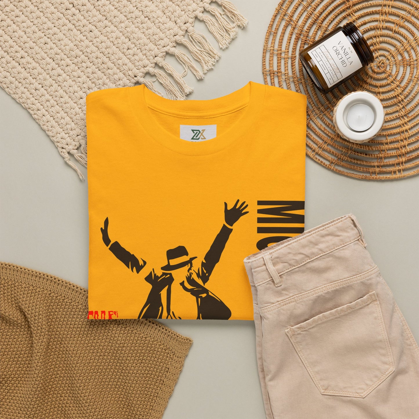Pop King Dance Silhouette Tee — 'Michael Jackson' Graphic T-Shirt