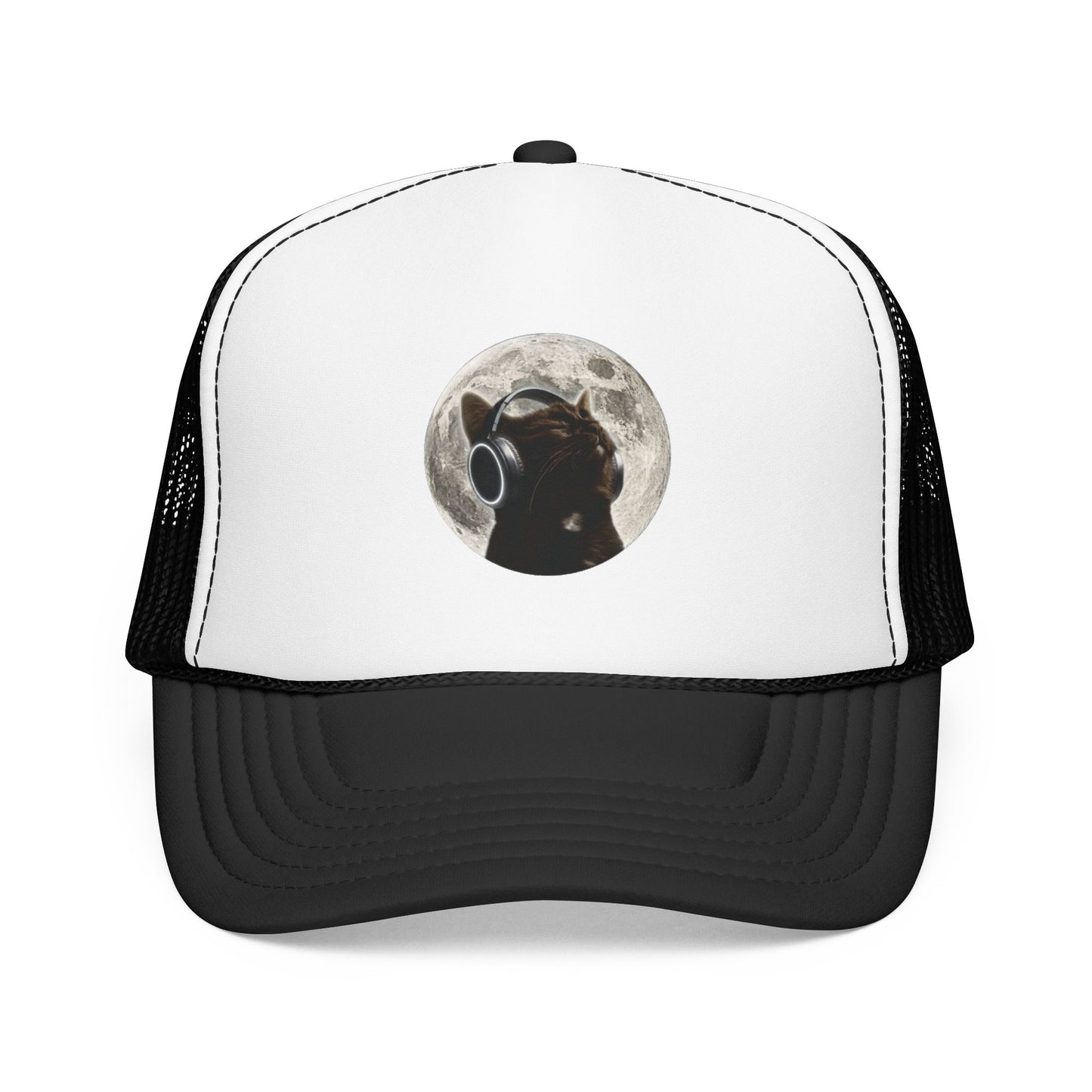 Trucker Hat — Black Dog Moon Graphic Cap