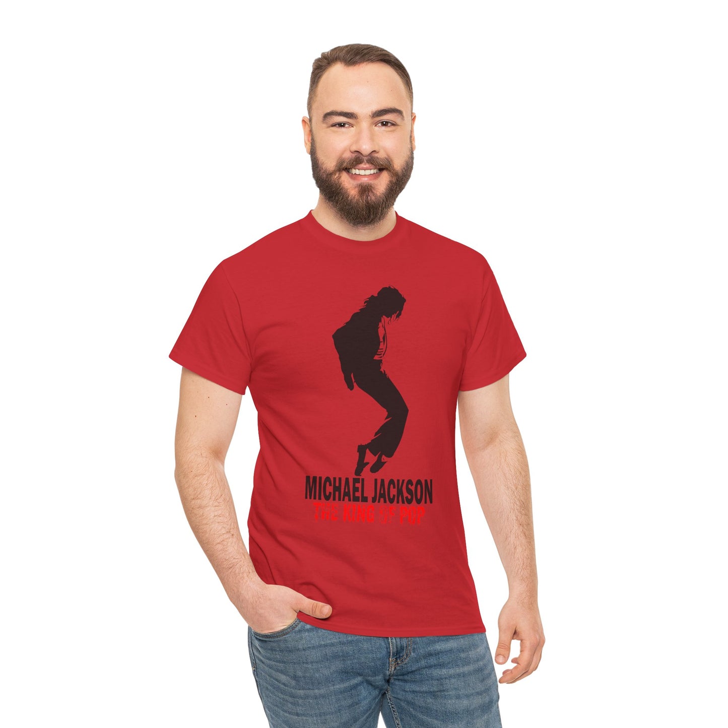 Silhouette Pop Legend Tee — "Michael Jackson The King of Pop" Graphic T-Shirt