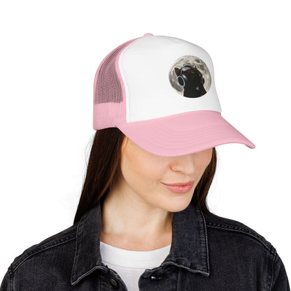 Trucker Hat — Black Dog Moon Graphic Cap